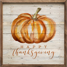  Happy Thanksgiving Pumpkin Standing Sign, 9 x 9, 1ct :  Office Products