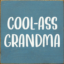 grandmaさま専用 Cool Ass Grandma Wood Sign | Funny Grandma Gift | Wall Art | 7x7