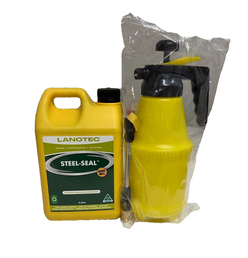 LANOTEC STEEL-SEAL CORROSION PROTECTION - LANOLIN - 3 LITRE + 1500ML SPRAYER