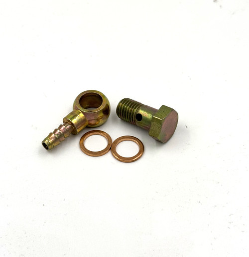 BANJO BOLT KIT  M12  &  1/4" HOSE TAIL