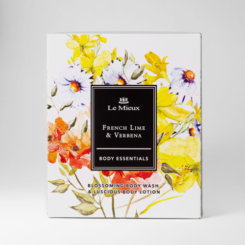 le jeu LUMIÈLE LOTION 3本セット French Lime and Verbena Body Essentials Set - Le Mieux Cosmetics