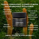 APE Nutrition Organic Cordyceps Mushroom Extract Powder - Certified Organic & Wild Crafted, Improves Energy & Muscle Function, UK Supplements, No Fillers, 40G (40-80 Servings) APE Nutrition Organic Cordyceps Mushroom Extract Powder - Certified Organic & Wild Crafted, Improves Energy & Muscle Function, UK Supplements, No Fillers, 40G (40-80 Servings)