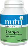 Nutri Advanced - Vitamin B Complex - Supplement With Folate, Vitamin B6 + B12, Inositol & Choline - Reduction Of Tiredness And Fatigue - 90 Capsules
