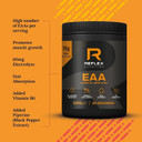 Reflex Nutrition Premium Eaa | All 9 Of Essential Amino Acids | Added Vitamin B6, Piperine & Magnesium | (500G) (Watermelon)