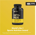 Optimum Nutrition Opti-Men Multi-Vitamin Supplements for Men with Vitamin D, Vitamin C, Vitamin B6 and Amino Acids, Unflavoured, 30 Servings, 90 Capsules