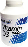 HealthAid Vitamin-D3 Vegetarian Tablets, 1000iu, Pack of 1000 Tablets