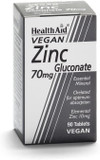 HealthAid Zinc Gluconate 70mg - 90 Tablets
