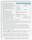 Omega 3 by Prime Fifty - Brain Health Supplement for The Over 50s - 28 Day Supply