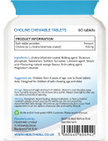 Health4All Kids Choline 150mg Chewable 60 Tablets Vegan Children's Supplement to Support Memory and Learning Health4All Kids Choline 150mg Chewable 60 Tablets Vegan Children's Supplement to Support Memory and Learning