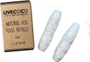 LiveCoco Zero Plastic Dental Floss Refills, Tooth Floss for Adults and Kids, Waxed Floss with Fresh Mint Flavour for Oral Care, 2 of 30m Floss Spools LiveCoco Zero Plastic Dental Floss Refills, Tooth Floss for Adults and Kids, Waxed Floss with Fresh Mint Flavour for Oral Care, 2 of 30m Floss Spools
