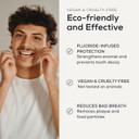 Georganics Natural Dental Floss Refill - Biodegradable with Natural Wax and Flavouring - Vegan, SLS, Cruelty and Gluten Free - Charcoal - 50m