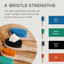 Georganics Firm Bristles Natural Beechwood Toothbrush