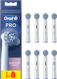 Oral-B Pro Sensitive Clean Electric Toothbrush Head, X-Shaped & Extra Soft Bristles For Gentle Brushing & Plaque Removal, Pack Of 8 Toothbrush Heads, White
Color: White
Size: 8 Count (Pack Of 1)