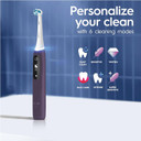 Oral-B Io8 Electric Toothbrushes For Adults, Christmas Gifts For Women / Him, App Connected Handle, 1 Toothbrush Head & Travel Case, 6 Modes With Teeth Whitening, 2 Pin Uk Plug, Violet
Color: Violet