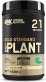 Optimum Nutrition Gold Standard 100% Plant Based Protein Powder For Men And Women, Vegan Protein Shake Powder, Post Workout, Or Anytime Throughout The Day, Vanilla Flavour, 21 Servings, 684G