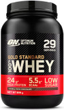Optimum Nutrition Gold Standard 100% Whey Protein, Muscle Building Powder With Naturally Occurring Glutamine and BCAA Amino Acids, Cookies and Cream Flavour, 28 Servings, 896 g