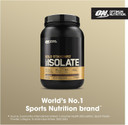 Optimum Nutrition ON Gold Standard 100% Isolate Pure Whey Protein, Naturally Occurring BCAAs and Glutamine, Pre and Post Workout, Chocolate Flavour, 31 Servings, 930 g