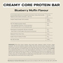 MaxiNutrition Creamy Core Protein Bar - High Protein Snack - Fat-Free, Low in Sugar - 15g Protein - Blueberry Muffin, 200 kcal per Serving, 12 x 45g