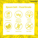 Nortembio Epsom Salt 1.25 Kg For Drinking. Food Grade. Magnesium Sulfate. Organic Ylang Ylang Extract. Source Of Vitamin C And E. Internal Use. Edible. Detox. Health And Well-Being
