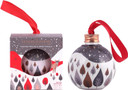 The Luxury Bathing Company - Toasted Praline & Sweet Vanilla Festive Bath Soak Bauble - Vegan Friendly