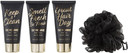 The Luxury Bathing Company - Looking Sharp - Large Bag Set 100Ml Facewash, 100Ml Body Wash, 100Ml Shampoo And A 30G Body Ball