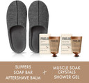 Baylis & Harding The Fuzzy Duck Bergamot, Hemp & Sandalwood Men'S Luxury Slipper Gift Set (Pack Of 1) - Vegan Friendly