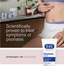 E45 Psoriasis Cream, 50Ml  Treatment For Psoriasis Symptoms  Psoriasis Cream For Skin To Reduce Scaling, Itching, Redness, Roughness, Dry, Hard Skin E45 Psoriasis Cream, 50Ml  Treatment For Psoriasis Symptoms  Psoriasis Cream For Skin To Reduce Scaling, Itching, Redness, Roughness, Dry, Hard Skin