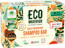 Eco Warrior Deeply Nourishing Shampoo Bar - Vegan, Cruelty Free, No Sls Or Parabens, Pink Clay With Pure Orange & Ginger Essential Oils To Promote Healthy Hair - Natural Eco Friendly Shampoo - 100G