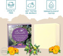 All Naturals, 100% Natural Organic Eczema Olive Oil & Calendula Soap With Delicate Jojoba, Moisturising Shea Butter, Unfragrance For Extra Sensitive Skin, 100G