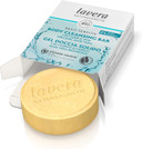 Lavera Solid Shower 2 In 1 Basis Sensitiv Hydro Feeling - With Organic Aloe Vera And Plant Keratin - Cleans Without Drying Out - 3X More Productive Than Liquid Shower Gel - Natural Cosmetics - 50G