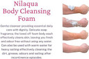 Nilaqua Skin Cleansing Body Wash Foam, No Water Or Rinsing Required, Aerosol Free 70Ml Trio Pack