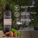 Baylis & Harding Goodness Men'S Patchouli, Cedar & Cypress Natural Shower Gel, 500 Ml (Pack Of 3) - Vegan Friendly