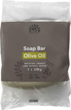 Urtekram Soap Bar - All Skin Types - Olive Oil - Vegan, Organic, Natural Origin, 3 X 150 G
