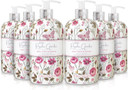 Baylis & Harding Royale Garden Rose, Poppy & Vanilla Hand Wash, 500 ml (Pack of 6) - Vegan Friendly