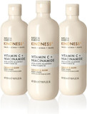 Baylis & Harding Kindness + Vitamin C & Niacinamide, Orange & Mango Fragrance, 500 Ml Cleanse & Glow Body Wash (Pack Of 3) - Vegan Friendly