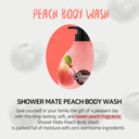 Showermate Natural Body Wash 42.3 Fl Oz, 1.2 Kg (Peach)