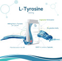 L-Tyrosine 500Mg 120 Capsules - Pure Amino Acid With No Fillers, No Binders Or Flow Agents  Nutritional Supplement Suitable For Vegetarians - Made In The Uk