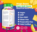 Actikid Magic Beans 60X Mixed Fruit Flavour | Kids Vitamins | Kids Multivitamin | Childrens Vitamins | Blueberry | Red Berries | Tropical Twist | Gelatine Free | Immunity Booster| Vegan Actikid Magic Beans 60X Mixed Fruit Flavour | Kids Vitamins | Kids Multivitamin | Childrens Vitamins | Blueberry | Red Berries | Tropical Twist | Gelatine Free | Immunity Booster| Vegan