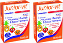 HealthAid Junior-VIT Chewable Multivitamins Pack of 2 x 30 Vegetarian Tablets (60 Tablets)