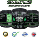 Creatine Monohydrate Powder 252G - Premium Grade Creatine Monohydrate - Uk Made - Unflavoured Creatine Powder Scoop Included
