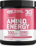 Optimum Nutrition Amino Energy Pre Workout Powder, Energy Drink with Amino Acids, BCAA, L-Glutamine and L-Leucine, Food Supplement with Vitamin C and Caffeine, Watermelon Flavour, 30 Servings, 270 g Optimum Nutrition Amino Energy Pre Workout Powder, Energy Drink with Amino Acids, BCAA, L-Glutamine and L-Leucine, Food Supplement with Vitamin C and Caffeine, Watermelon Flavour, 30 Servings, 270 g