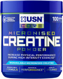 Usn Micronized Creatine Monohydrate Powder 500G: Improve Your Performance With Unflavoured Creatine Powder, Energy Boosting Pre Train And Post Workout Recovery Powder