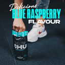 Prechu Pre Workout Gummies - Beta Alanine, Taurine, Vitamin C, & Zinc Supplements For Energy Release - L Citrulline, Niacin, & Caffeine Gummy Vitamins For Men & Women - 180 Blue Raspberry Gummies