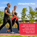 Healthspan Ubiquinol Max | 60 Capsules | with Vitamin C & Vitamin B1 | Tocotrienol Complex | Omega 3 Fish Oil | 280mg coQ10