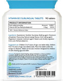 Kids Vitamin B12 2.5mcg Sublingual 90 Tablets (V) Vegan Methylcobalamin Chewable Tablets for Children. Orange Flavoured. Made in The UK by Health4All