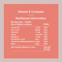 Innopure Vitamin B Complex Tablets (No Artificial Fillers) 100% Nrv Of All 8 B Vitamins B1, B2, B3 (Niacin) B5, B6, B12, Biotin & Folic Acid (120 Tablets) Uk Made