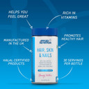 Applied Nutrition Hair, Skin, Nails - Biotin & Marine Collagen For Healthy Hair Growth, Skin & Nails Supplement With 10000 Mcg Biotin (60 Capsules - 30 Servings)