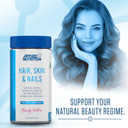 Applied Nutrition Hair, Skin, Nails - Biotin & Marine Collagen For Healthy Hair Growth, Skin & Nails Supplement With 10000 Mcg Biotin (60 Capsules - 30 Servings)