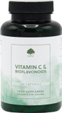 Vitamin C & Bioflavonoids Capsules | 750mg Vitamin C per Capsule | 120 Vegan Capsules | G&G Vitamins