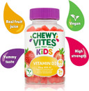 Chewy Vites Kids, High Strength Vit D3 60 Gummy Vitamins 10 Micrograms, 400 Iu | One-A-Day | 2 Months Supply | Delicious Taste | Vegan | Real Fruit Juice | 3 Years +

Size: 60 Count (Pack Of 1)